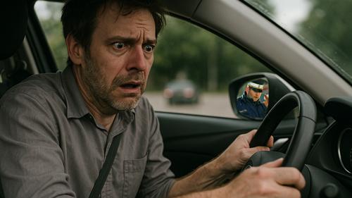 Гаишники гнались за нарушителем, пока он не разбился о забор