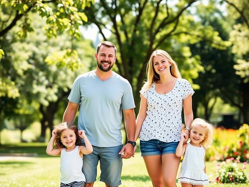 Идеальная семья - с двумя детьми