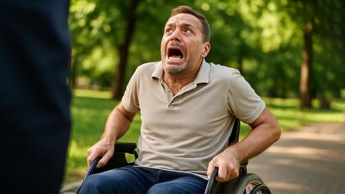 Инвалида-колясочника прогнали с парковки у прокуратуры