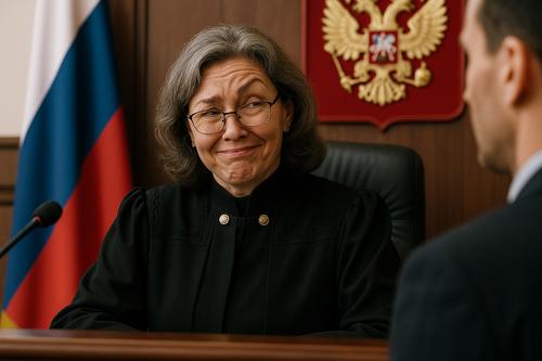 Улыбнулся ли судья, услышав это признание подсудимого, не уточняется