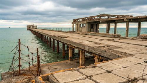 В Крыму ампутируют все аварийные морские причалы