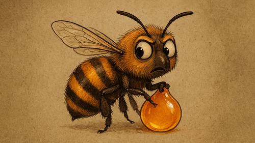 В Крыму пчелы отжимают мед себе