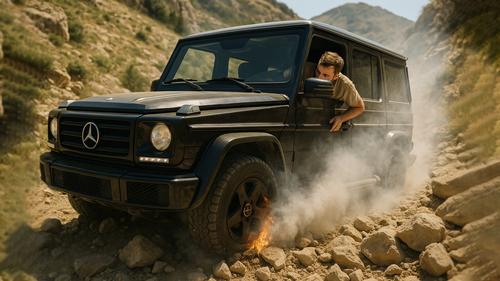 В Крыму в жару горят дорогие иномарки