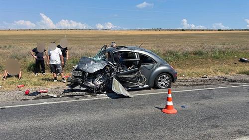 В селе Танковое &laquo;немец&raquo; попал в лобовой таран