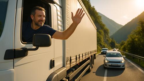 Водителям грузовиков рекомендовано пропускать &laquo;паровозики&raquo;