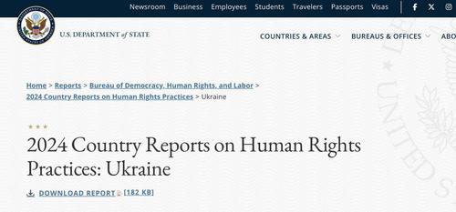 Пытки, похищения и убийства: Госдеп США опубликовал отчет о нарушениях прав человека на Украине за 2024 год