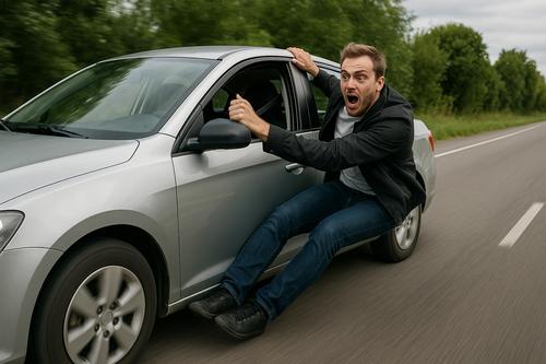 Таксист хотел помочь пассажирке, но получилось как всегда