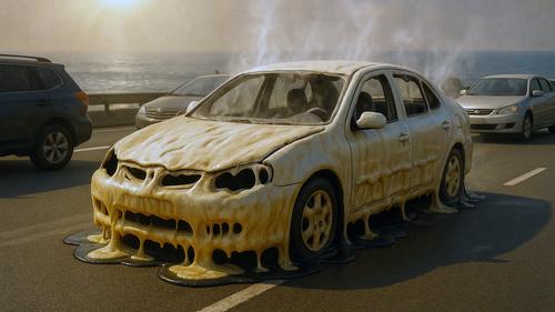 Трафик на Крымском мосту смещается в сторону отъезжающих