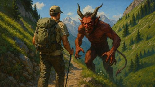 Турист сорвался с Чертовой лестницы