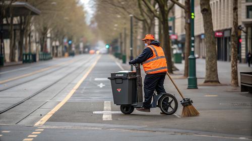 В Ялте дворники будут работать, не слезая с электровелосипедов?