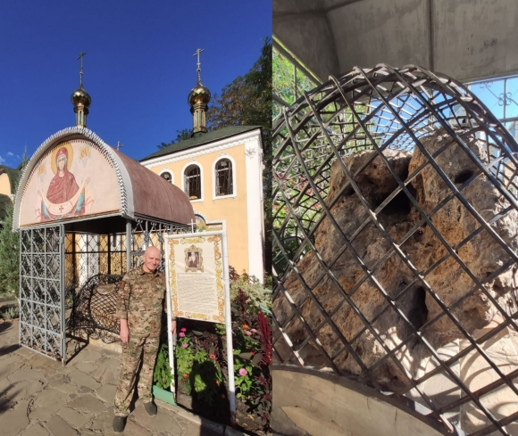 Исповедь военного артиста у чудотворного камня Донбасса