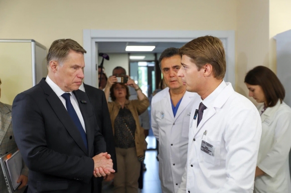 Михаил Мурашко открыл новый Консультативно-диагностический центр НМИЦ онкологии им. Н.Н. Блохина Минздрава России