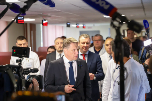 Михаил Мурашко открыл новый Консультативно-диагностический центр НМИЦ онкологии им. Н.Н. Блохина Минздрава России