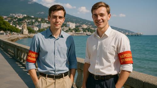 На улицы Ялты для поддержания порядка выйдут народные дружинники