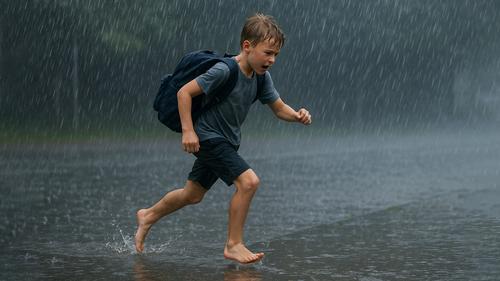 В Ялте из-за сильного дождя приостановлены занятия в школах