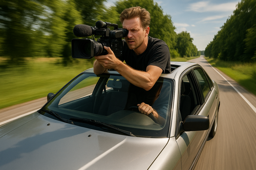 В Севастополе за байкеров попало видеооператору