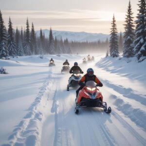 Катание на снегоходах по доступным ценам в регионе