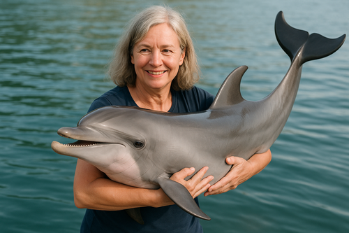 Учителей Евпатории наградили дельфинами