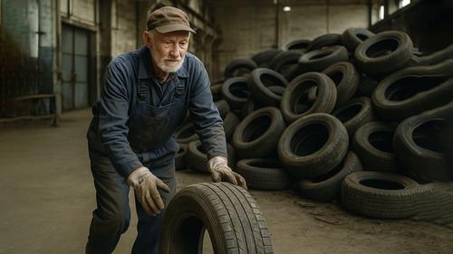 В Крыму из старых шин будут делать новые детские площадки