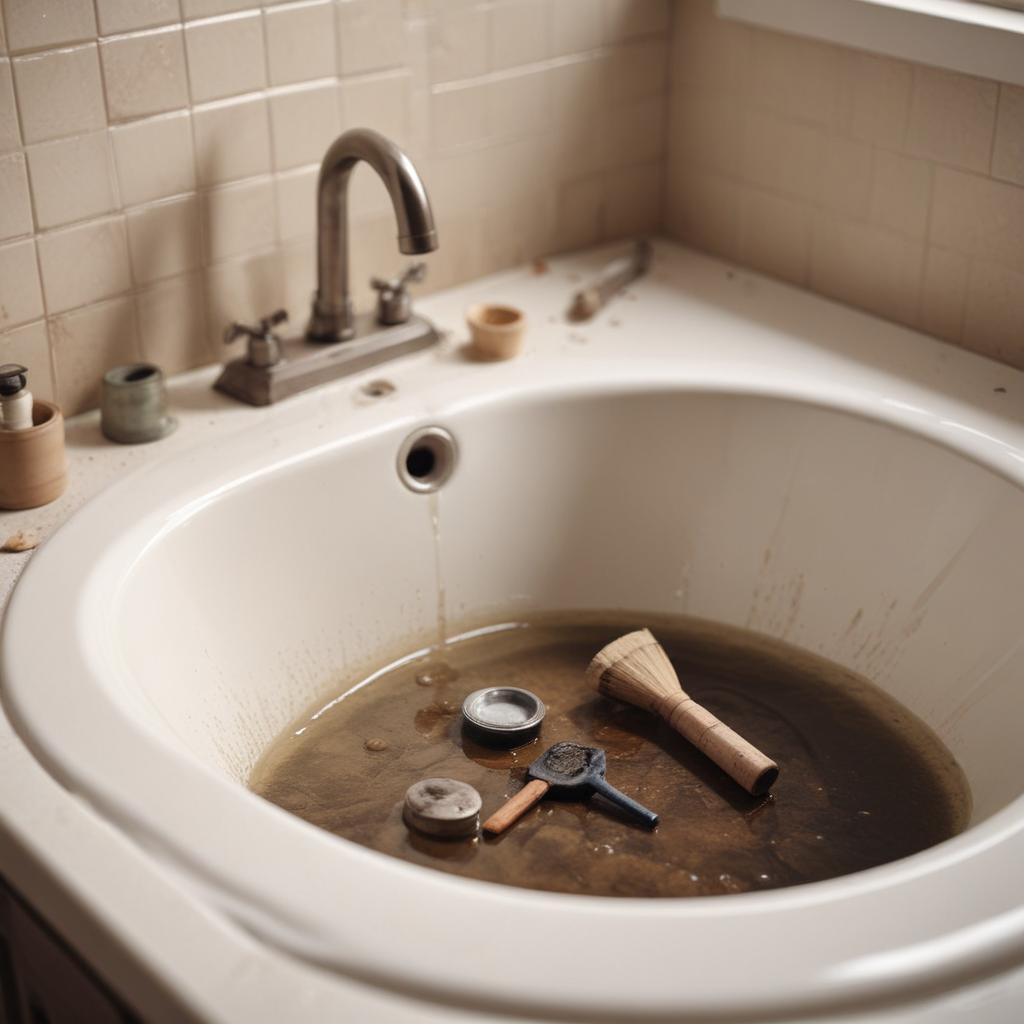 Засор в ванной: причины и способы устранения