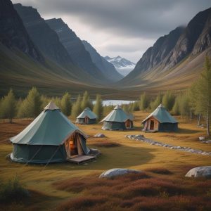 Глэмпинг в северной части Хибинских гор: варианты размещения и природные особенности